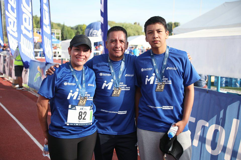 Con éxito se realizó el medio maratón del día del papá en San Andrés Cholula