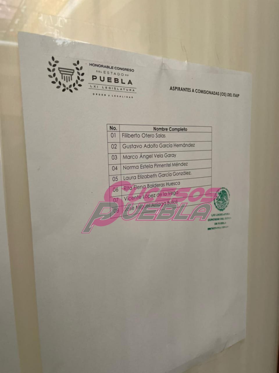 Se registran ocho aspirantes a comisionado o comisionada del ITAIPUE