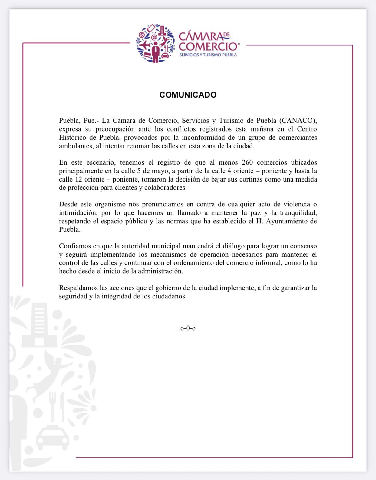 Bajan cortina 260 comercios formales por conflicto entre policías municipales y ambulantes