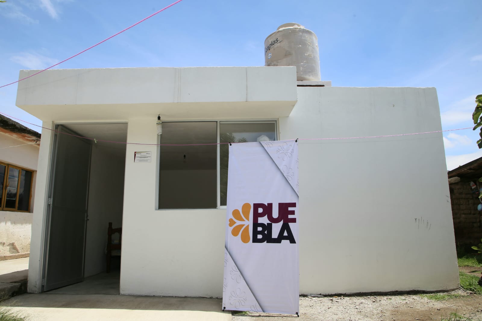 Ejecuta Bienestar programa Cuarto Dormitorio en Tlahuapan