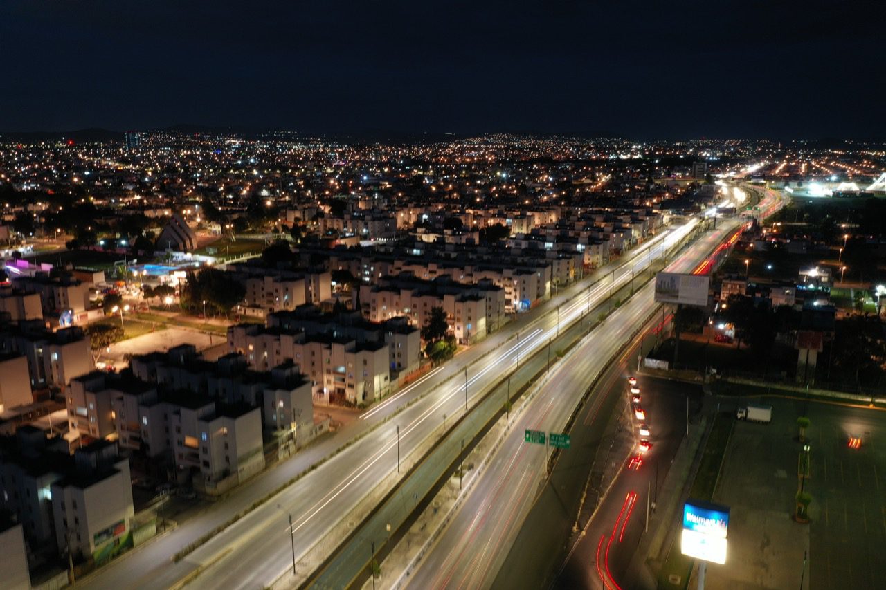 FOTOS Así quedó la iluminación en el Periférico Ecológico