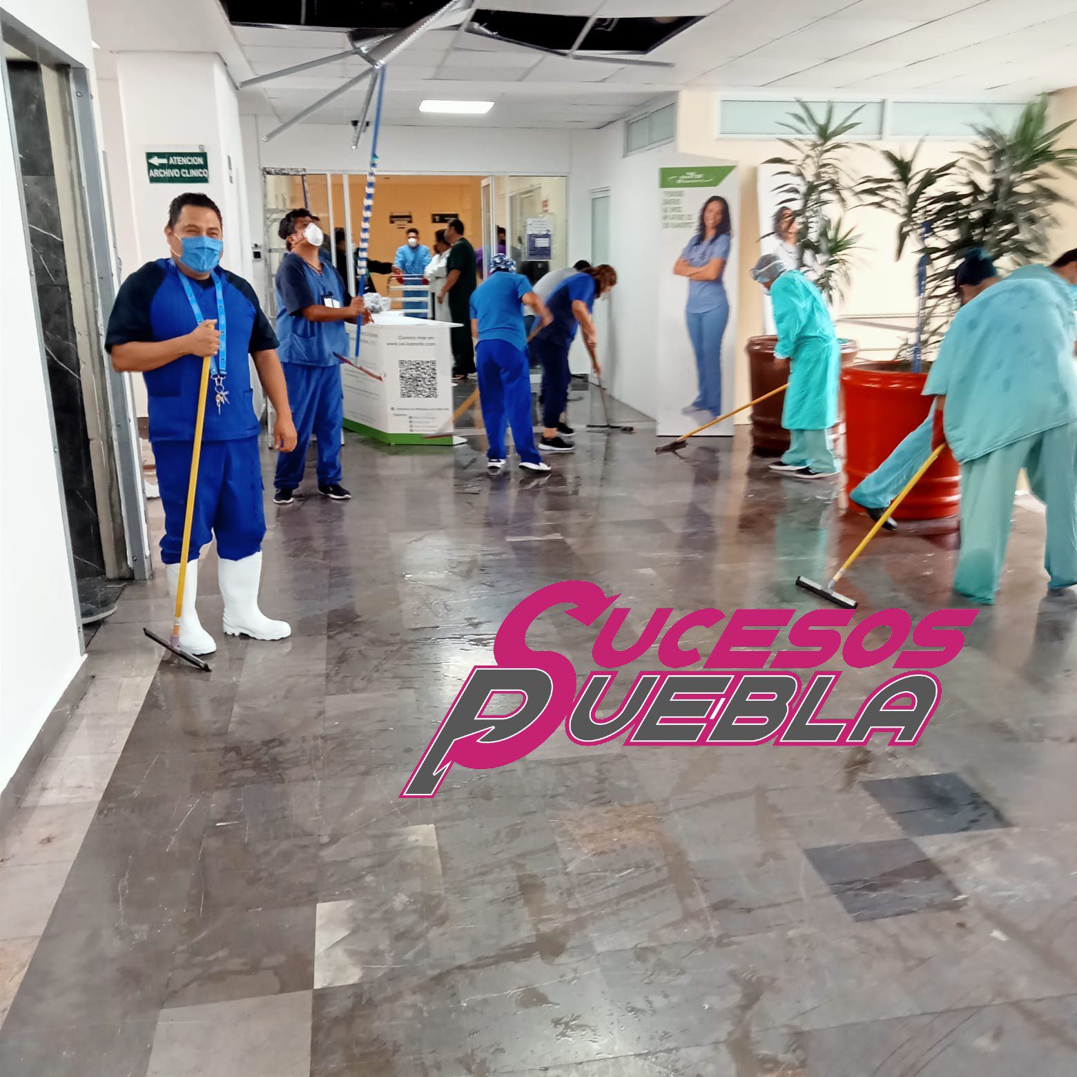 VIDEO Se rompe tubería en IMSS La Margarita, exhibe Genoveva Huerta