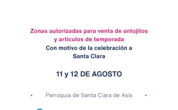 Por festejos a Santa Clara, Gobierno Municipal permitirá venta de antojitos y artículos religiosos en la 6 oriente