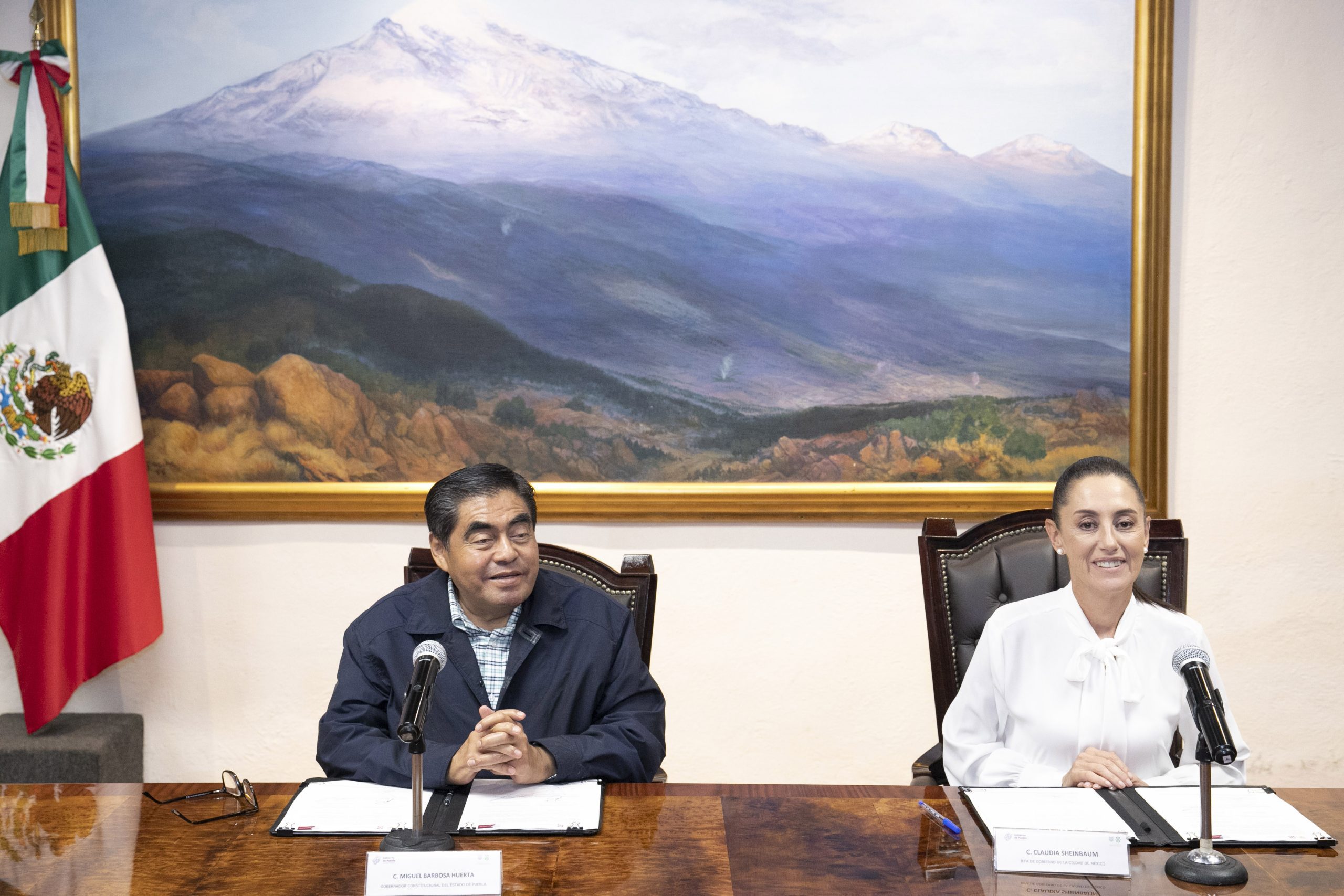 Coadyuvan Puebla y CDMX para fortalecer acciones de seguridad