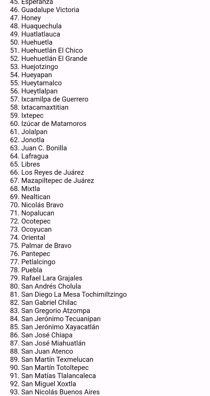 Cobrarán el DAP 154 municipios, incluido Puebla