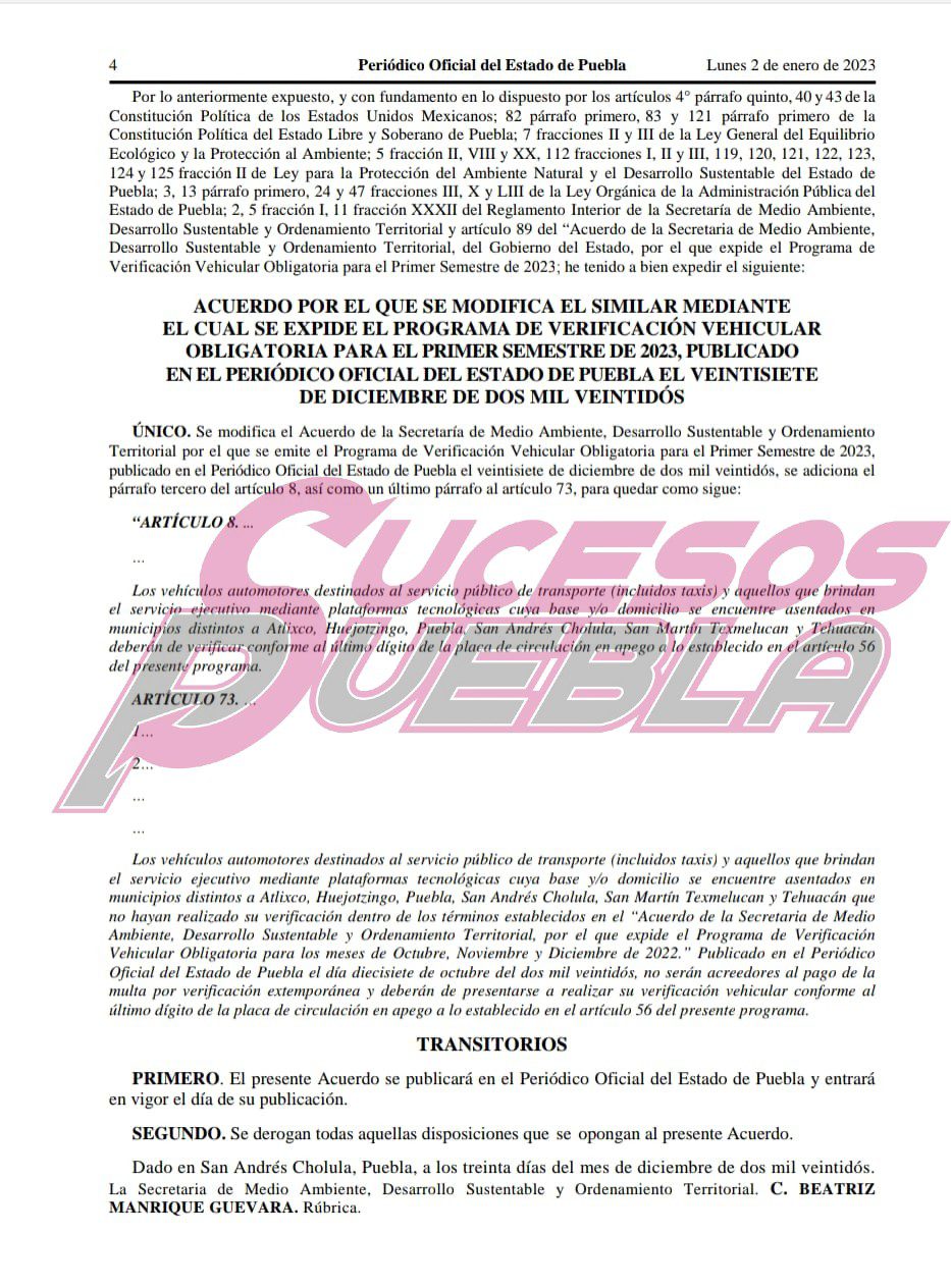 Amplían plazo para que transporte público cumpla verificación