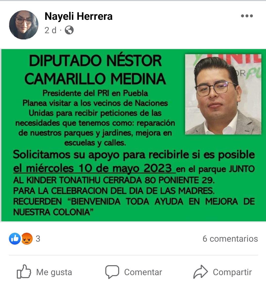 Inicia Néstor Camarillo reuniones en la capital, de cara a las elecciones de 2024