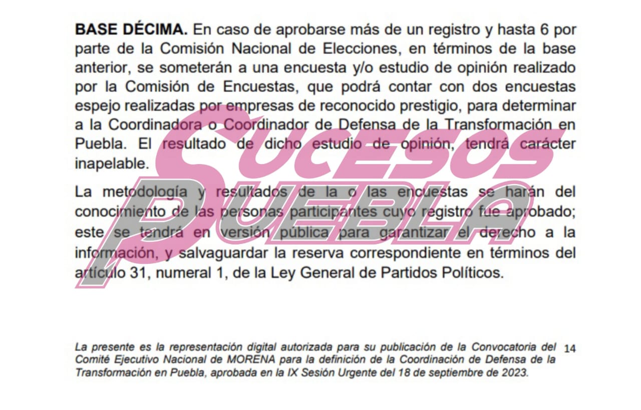 Arranca proceso interno de Morena por la gubernatura