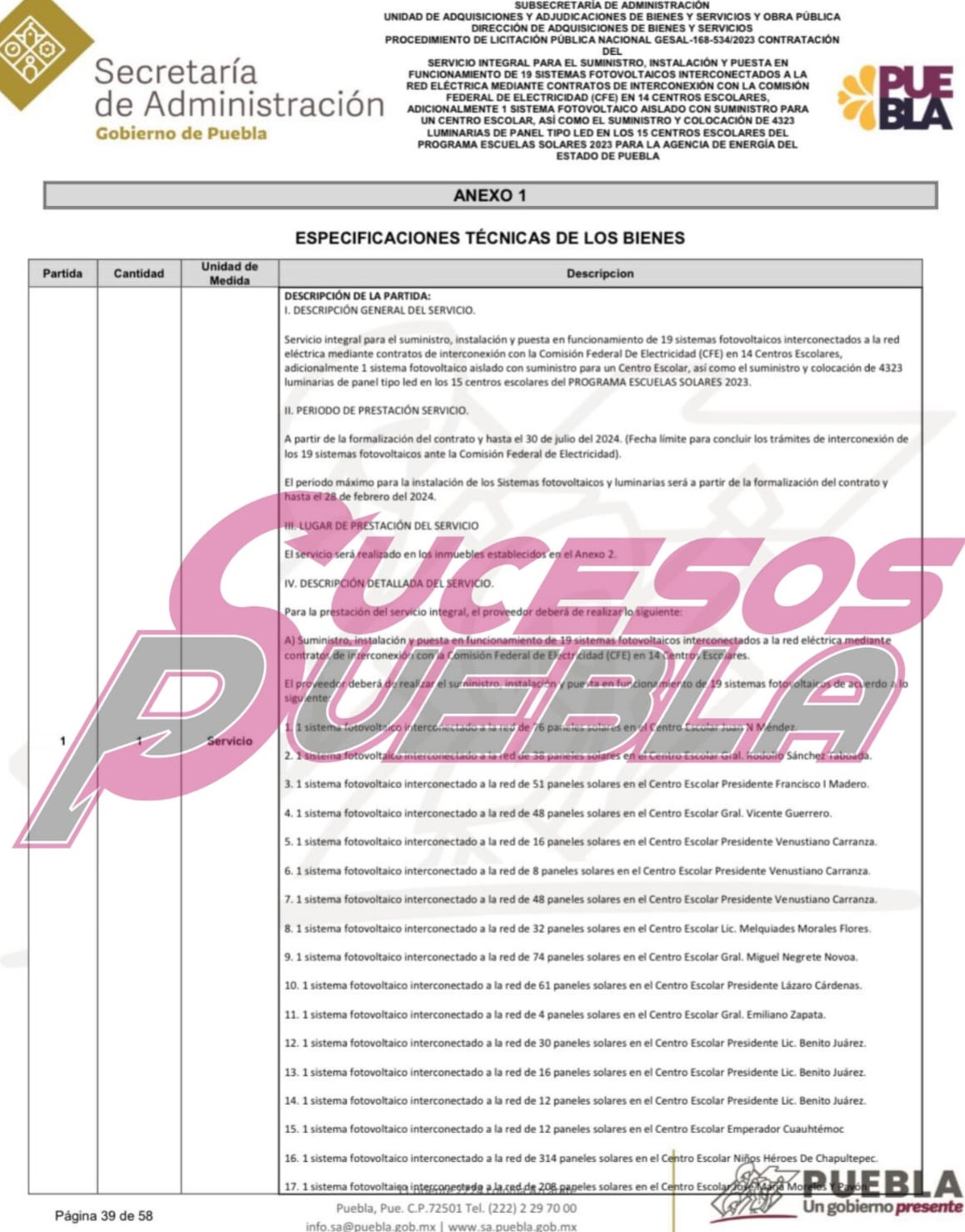 Centros Escolares de Puebla tendrán paneles solares para energía eléctrica 