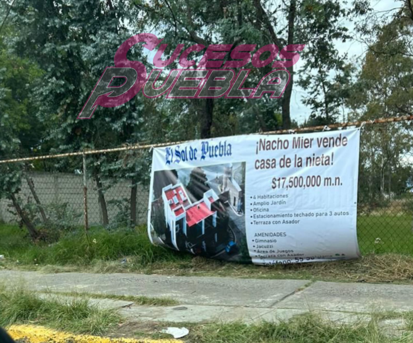 Evidencian supuesta venta de propiedad de Nacho Mier con valor de 17.5 millones
