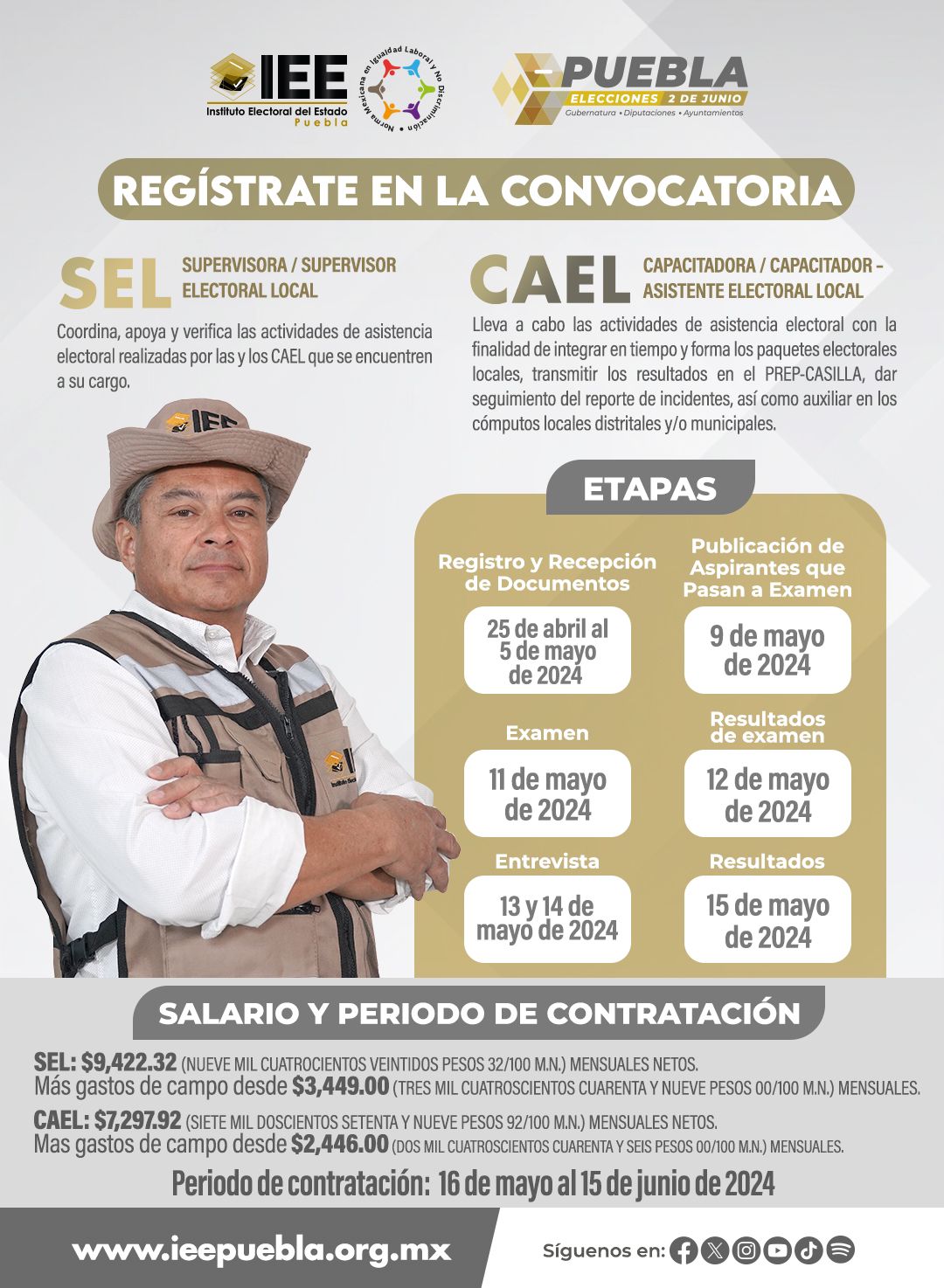 Emite IEE nueva convocatoria para SEL y CAEL (2)