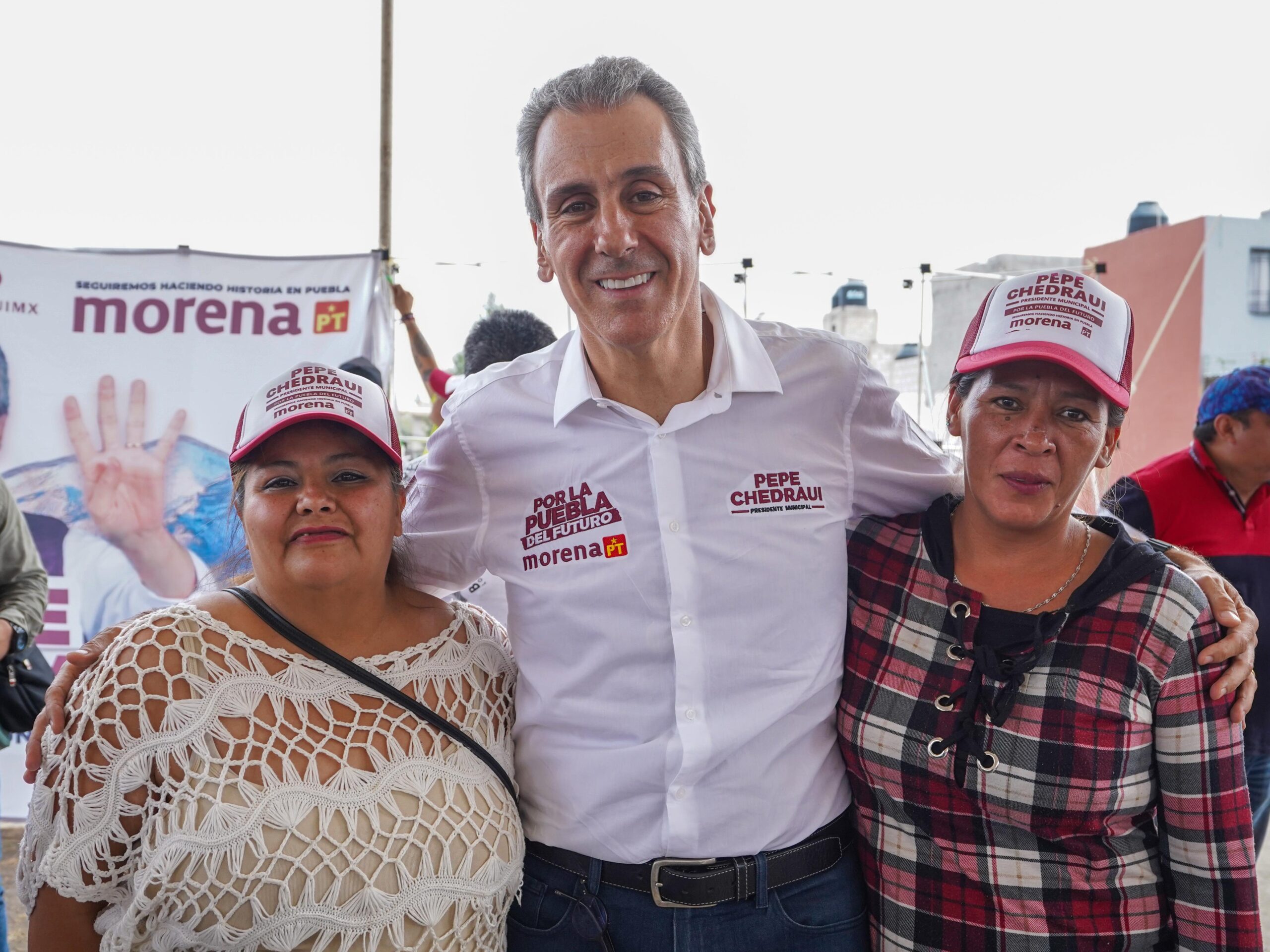 Respaldan vecinos de La Guadalupana a Pepe Chedraui