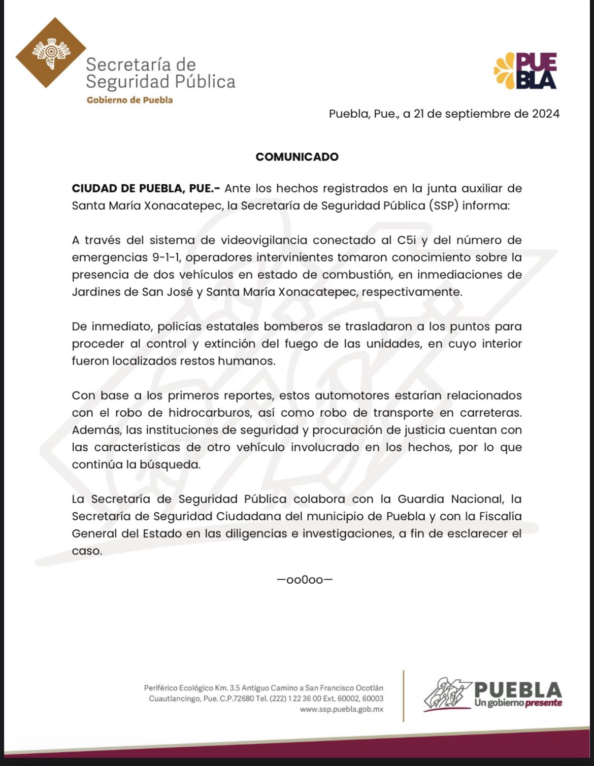 Localizan seis cuerpos calcinados y desmembrados dentro de 2 vehículos en Xonacatepec
