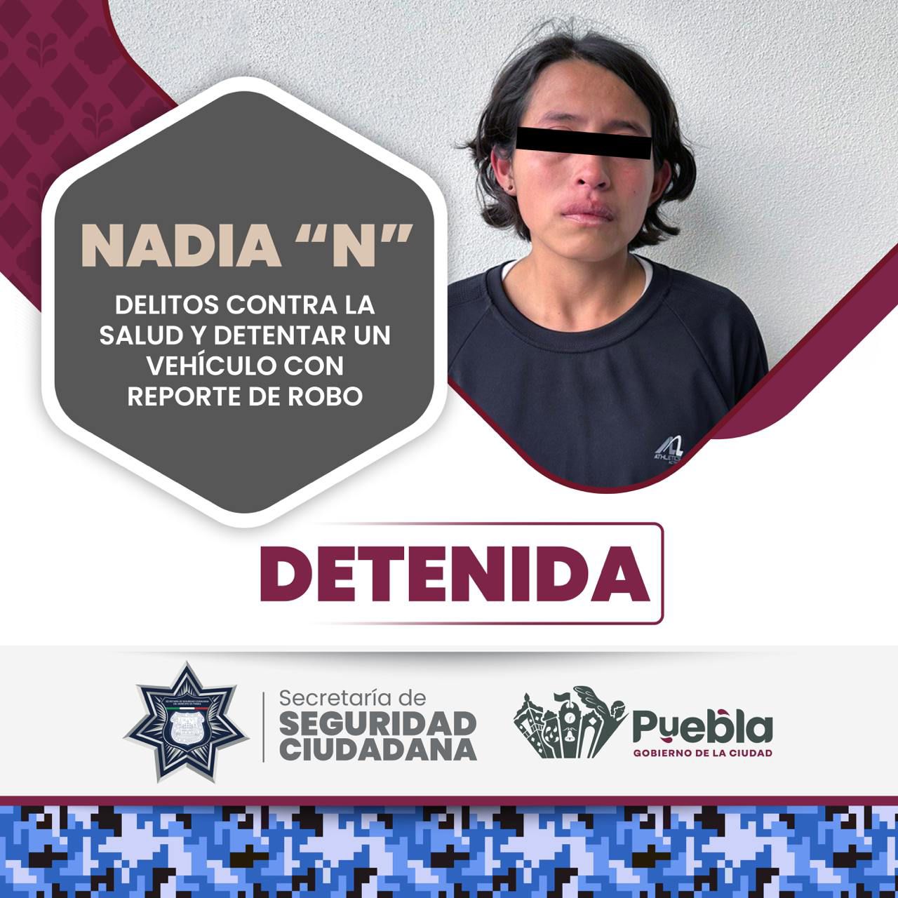 SSC Puebla recupera unidad con reporte de robo