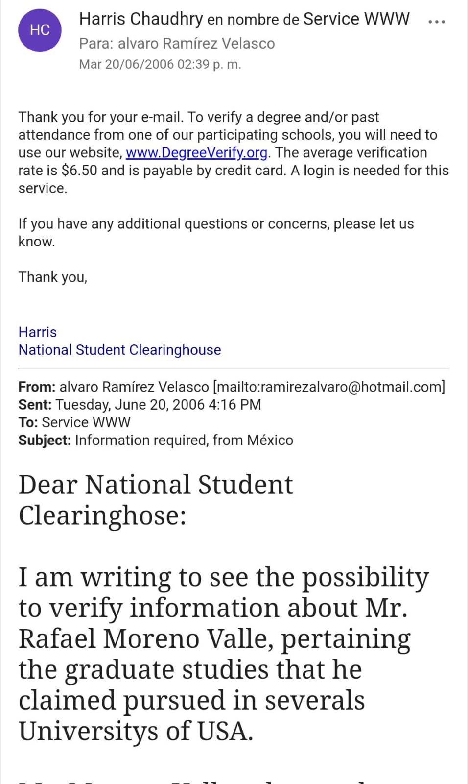 El falso doctorado de Moreno Valle Rosas. Una investigación documental
