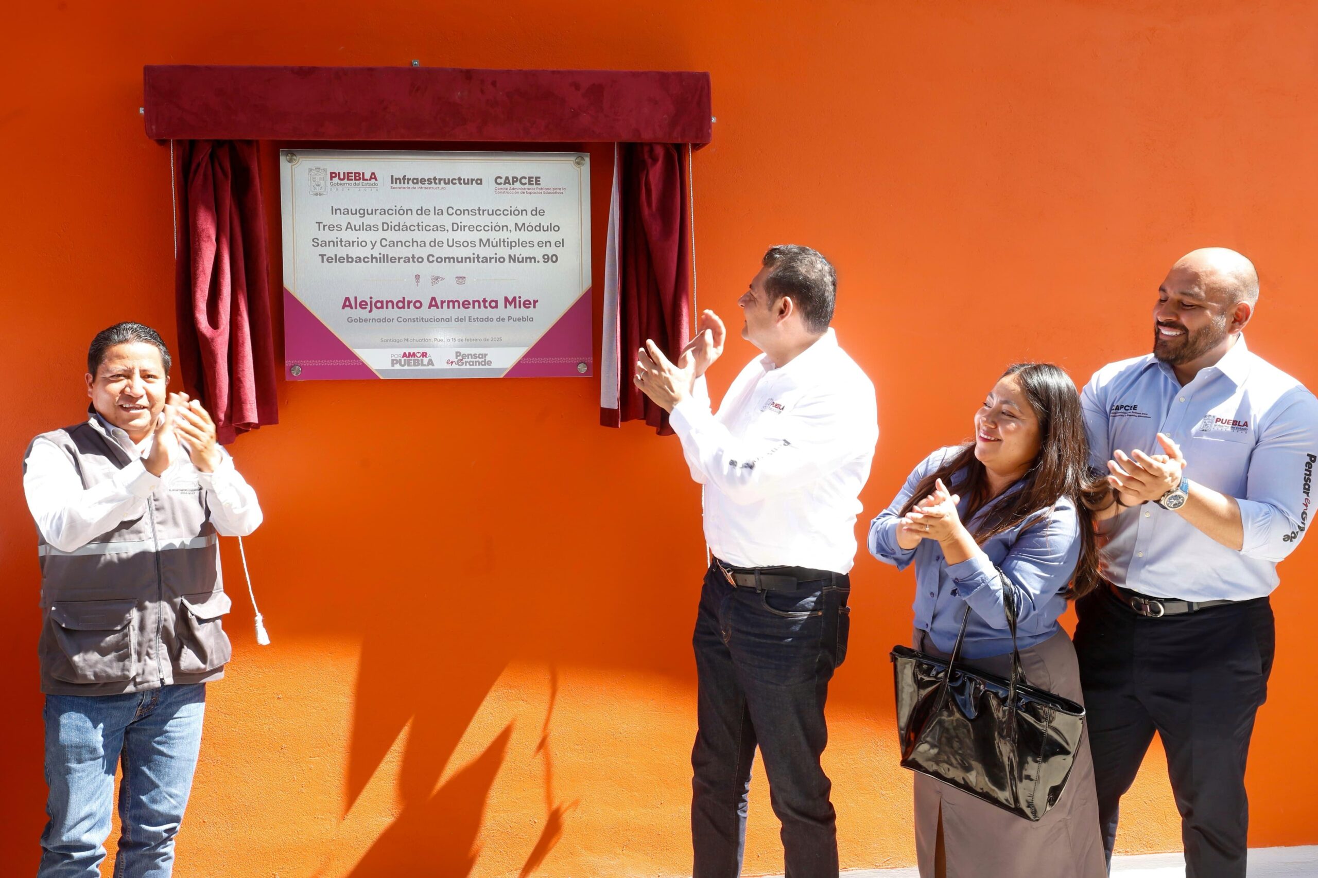 Con seguridad y educación vamos a transformar a Puebla: Armenta