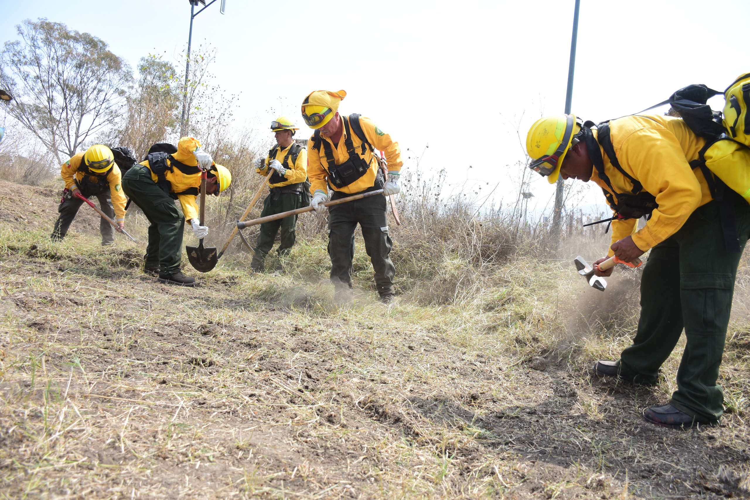 Pone en marcha PC acciones preventivas contra incendios en cerro de Amalucan