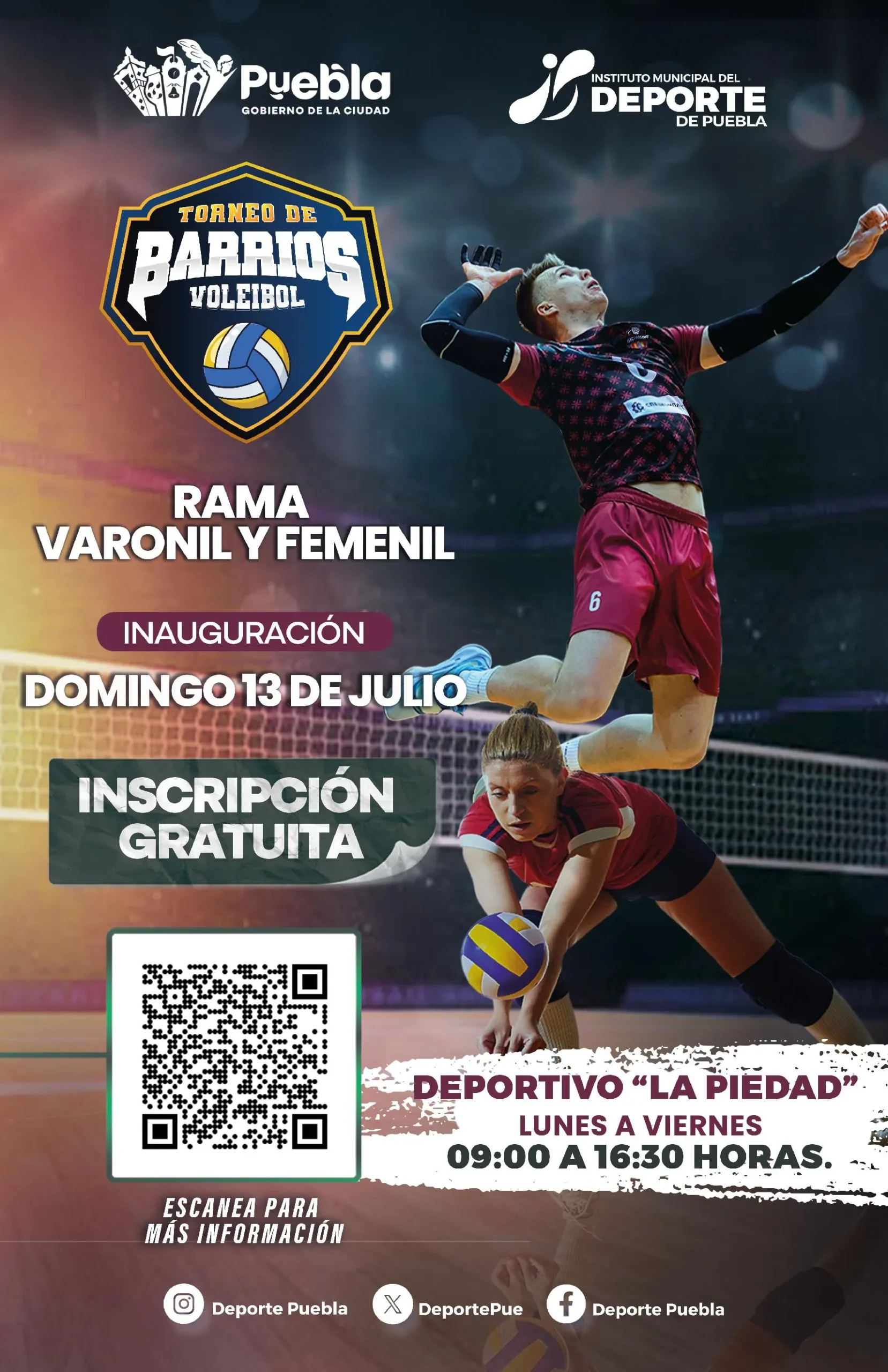 Impulsa IMDP el Torneo de Barrios de Voleibol 2025