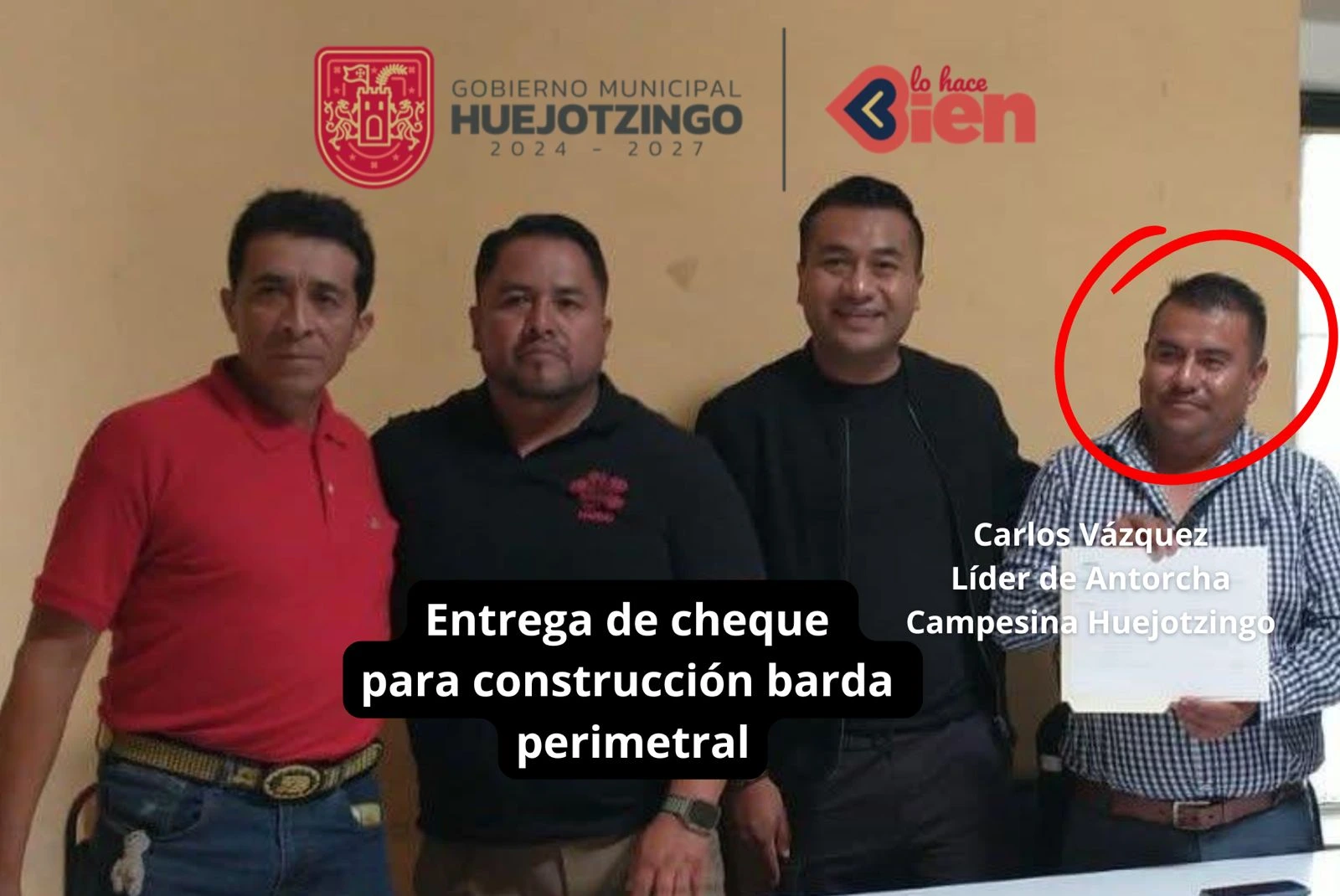 Exhibe Roberto Solís nuevamente a Antorcha Campesina por intentar chantajear con obra escolar ya entregada