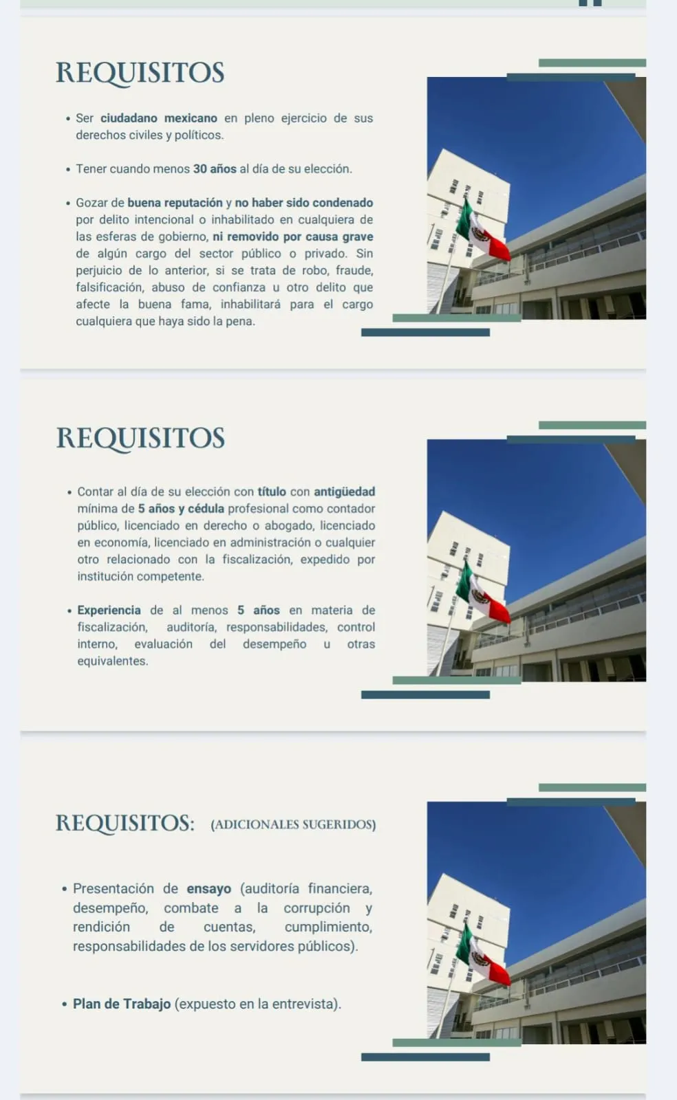 Convocan a renovar la titularidad de la Aditoría Superior de Puebla 2026-2033