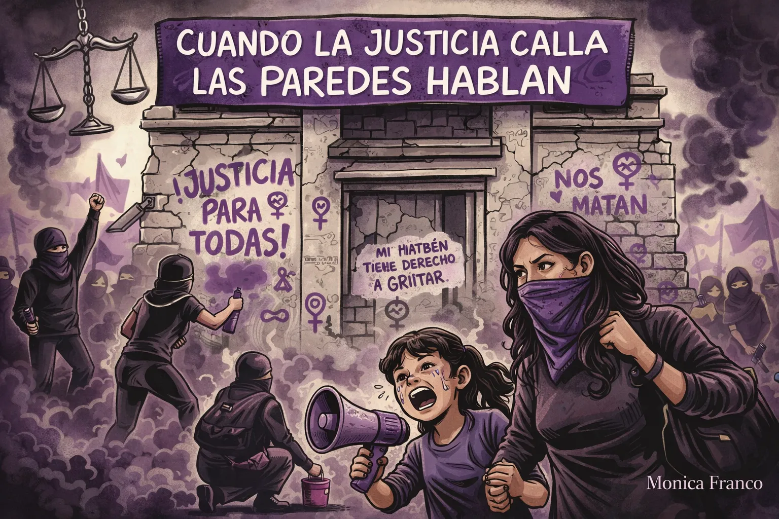 Cuando la justicia calla, las paredes hablan