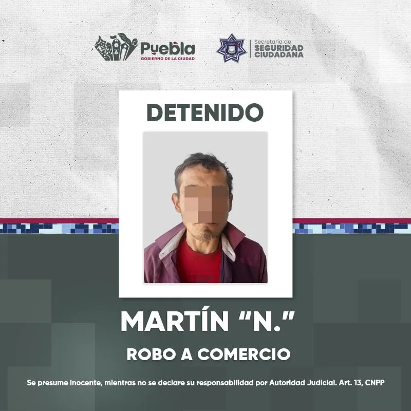 Detiene SSC a presunto asaltante de tiendas de conveniencia