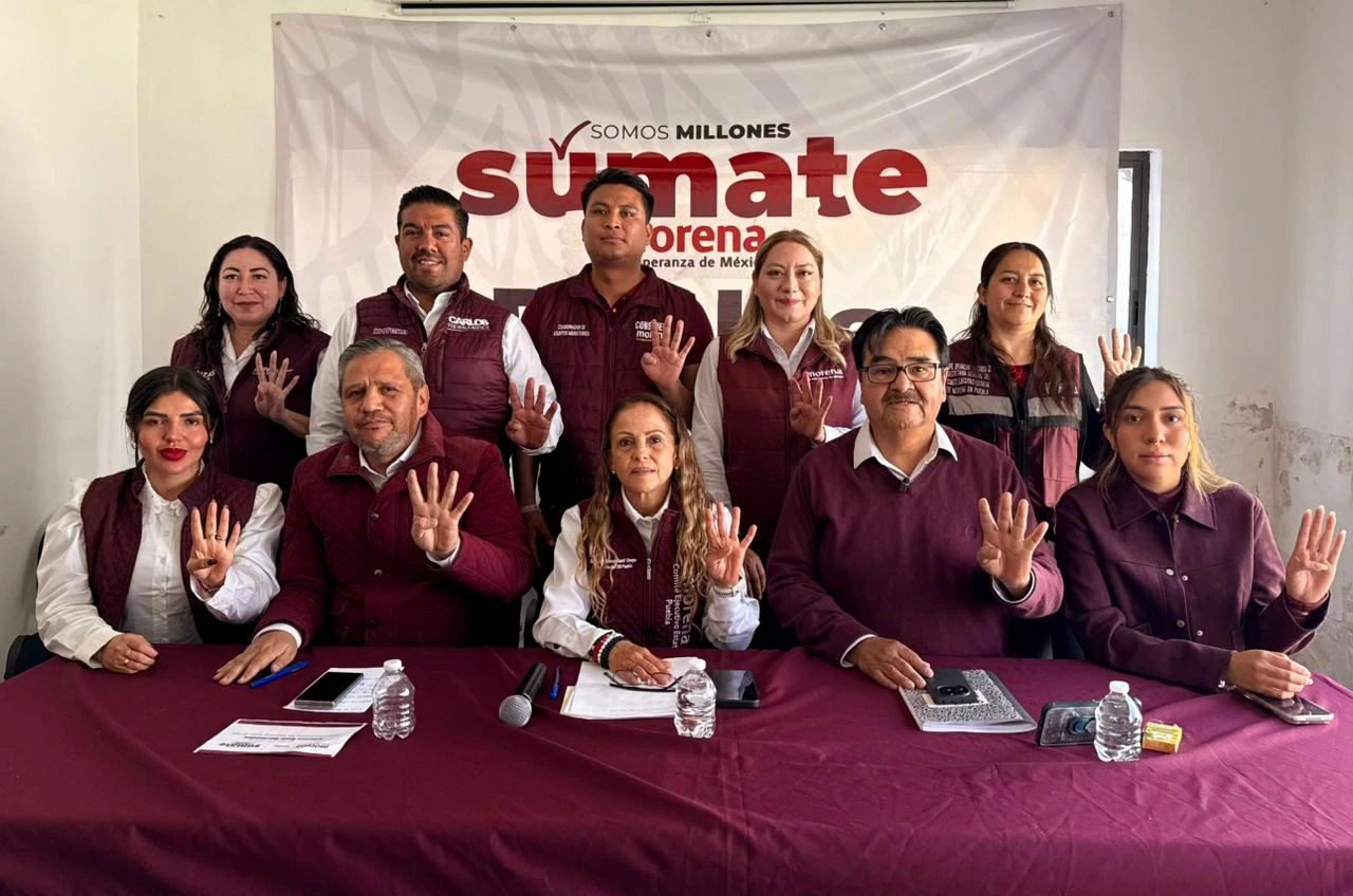 Respalda Morena Puebla reforma electoral de Claudia Sheinbaum