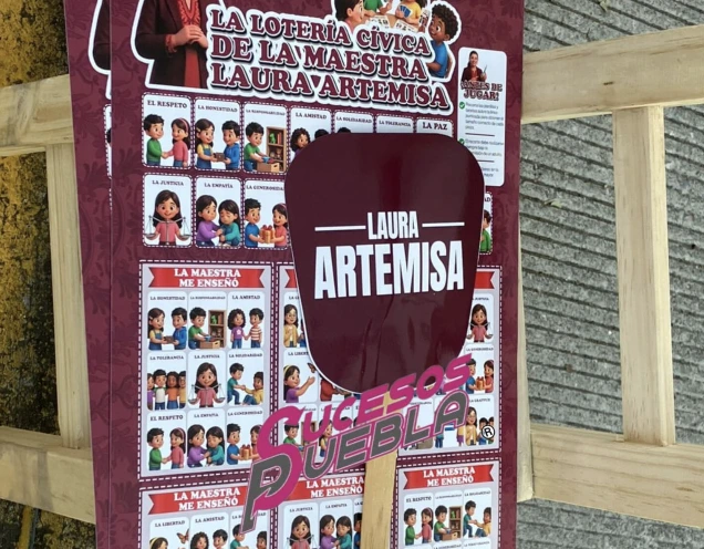 Reparten artículos de Laura Artemisa en desfile del 5 de Mayo 2026