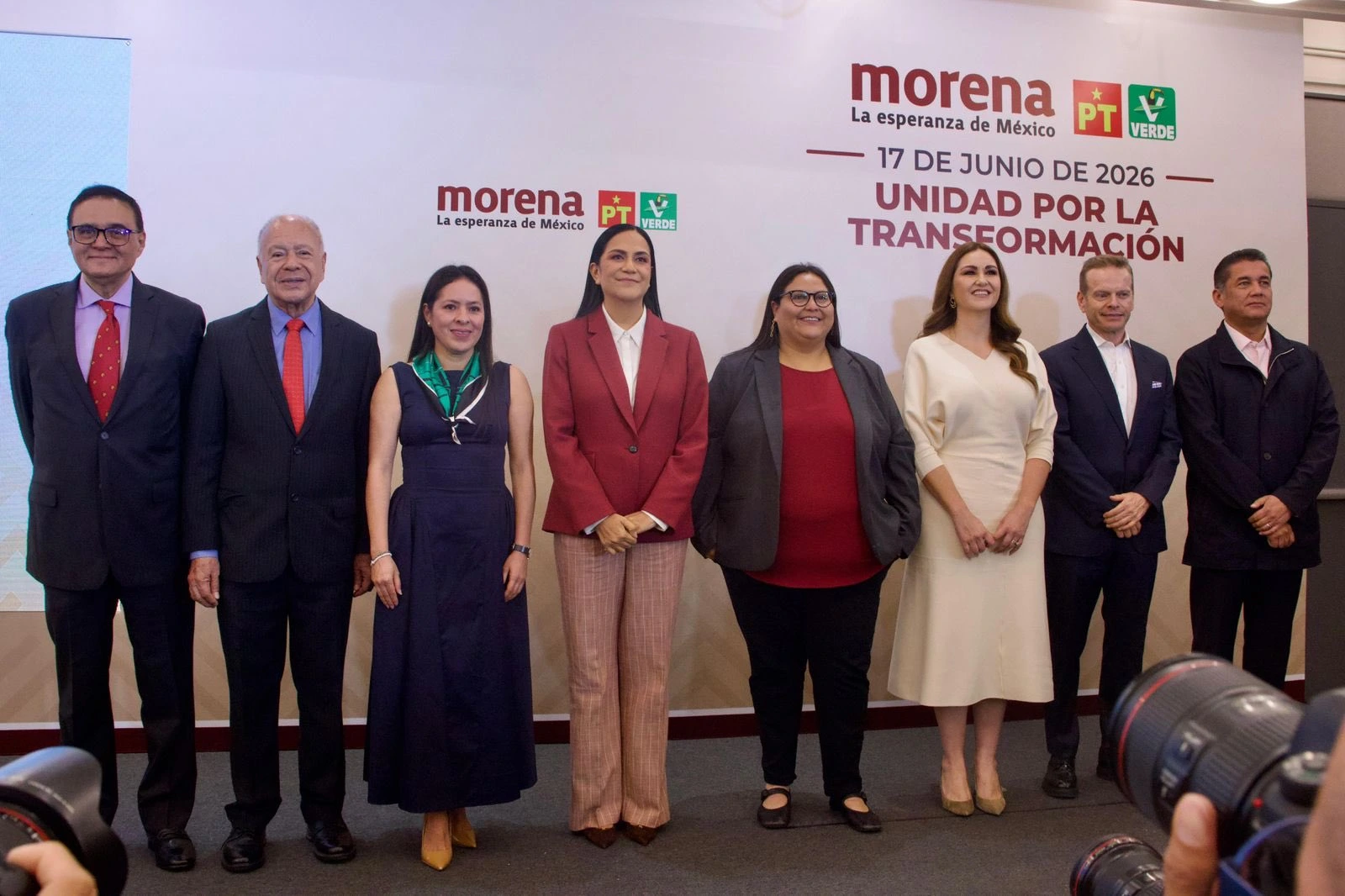 Morena, PT y PVEM presentan calendario definir coordinaciones estatales rumbo a 2027